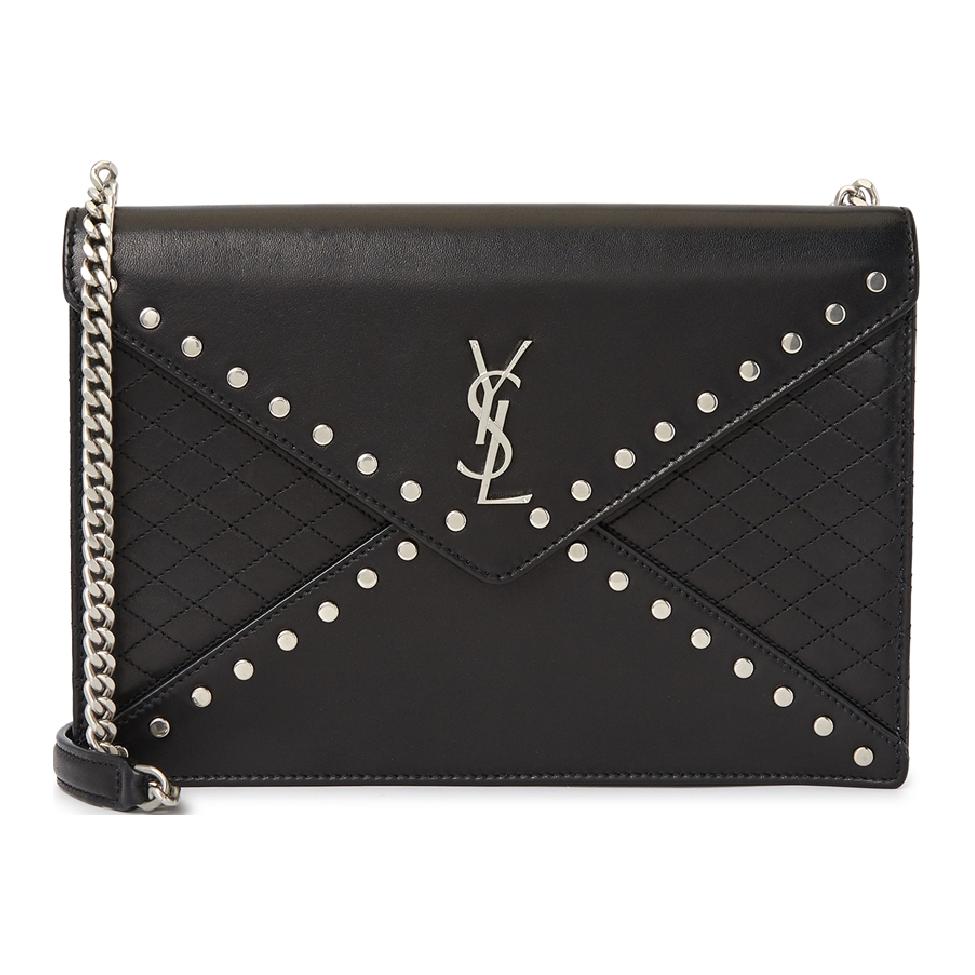 

SAINT LAURENT Монограмма конверт из ягненка