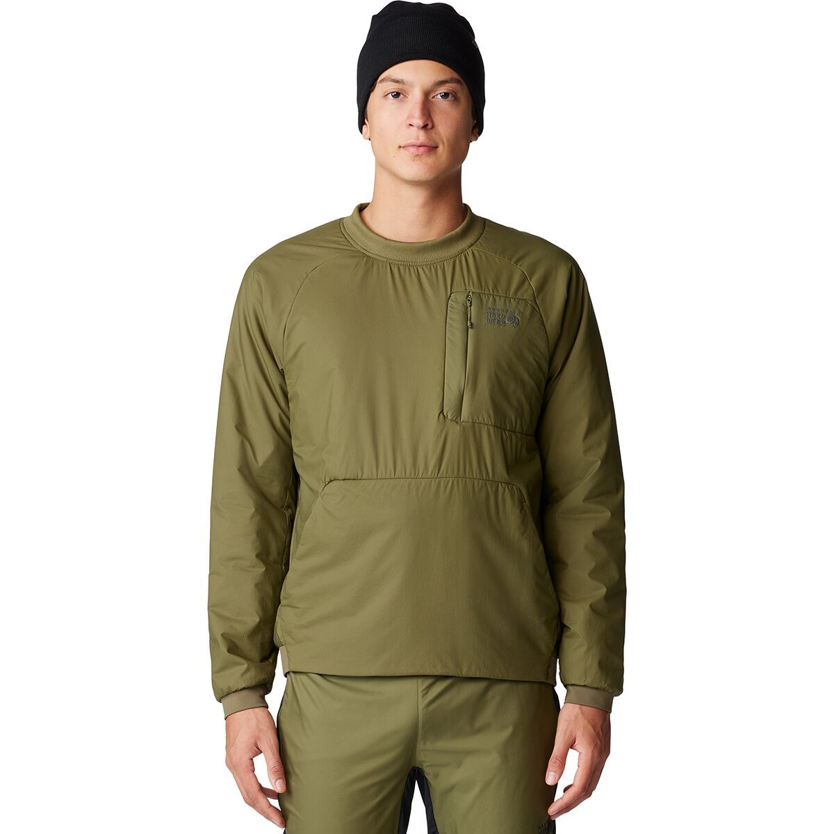

Свитшот из сплава Kor с круглым вырезом Mountain Hardwear, зеленый