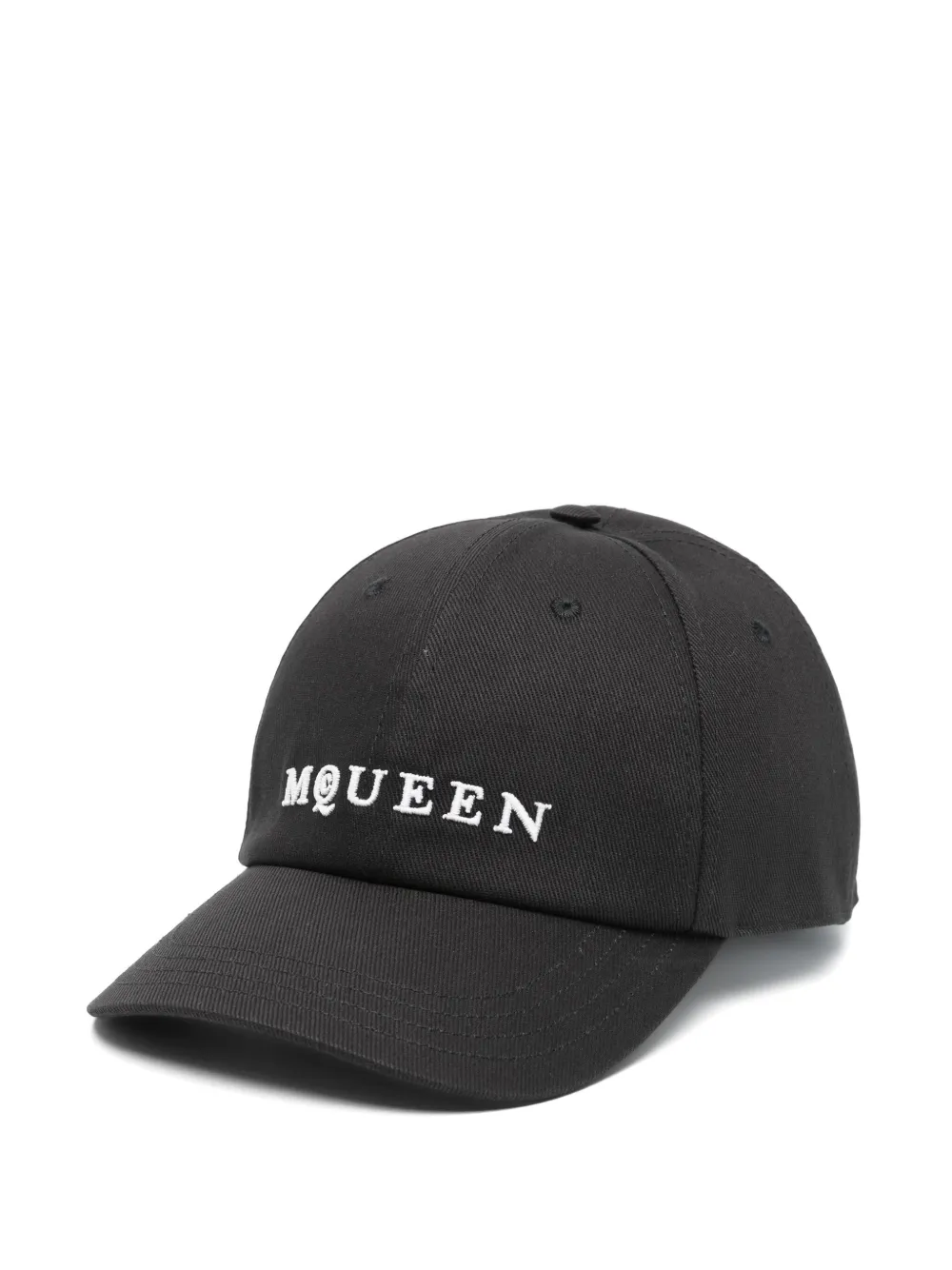 

Бейсболка с вышитым логотипом Alexander McQueen, черный