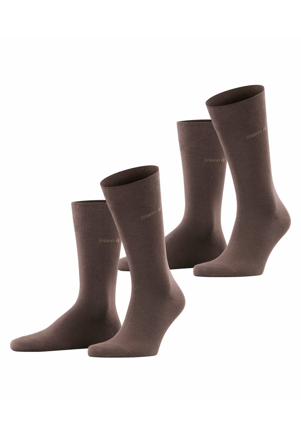 

Носки BASIC UNI 2-PACK EVERYDAY CASUAL Esprit, темно-коричневый