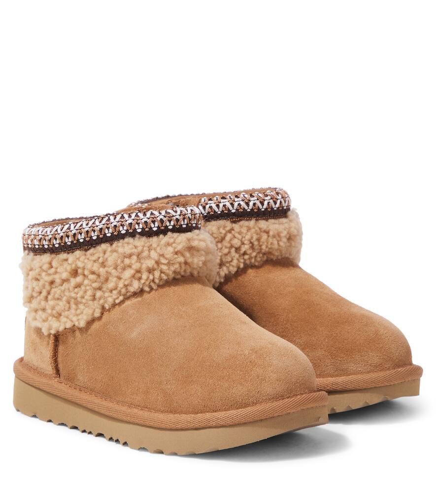

Классические ультра мини макси кудрявые сапоги из замши UGG Kids, Chestnut