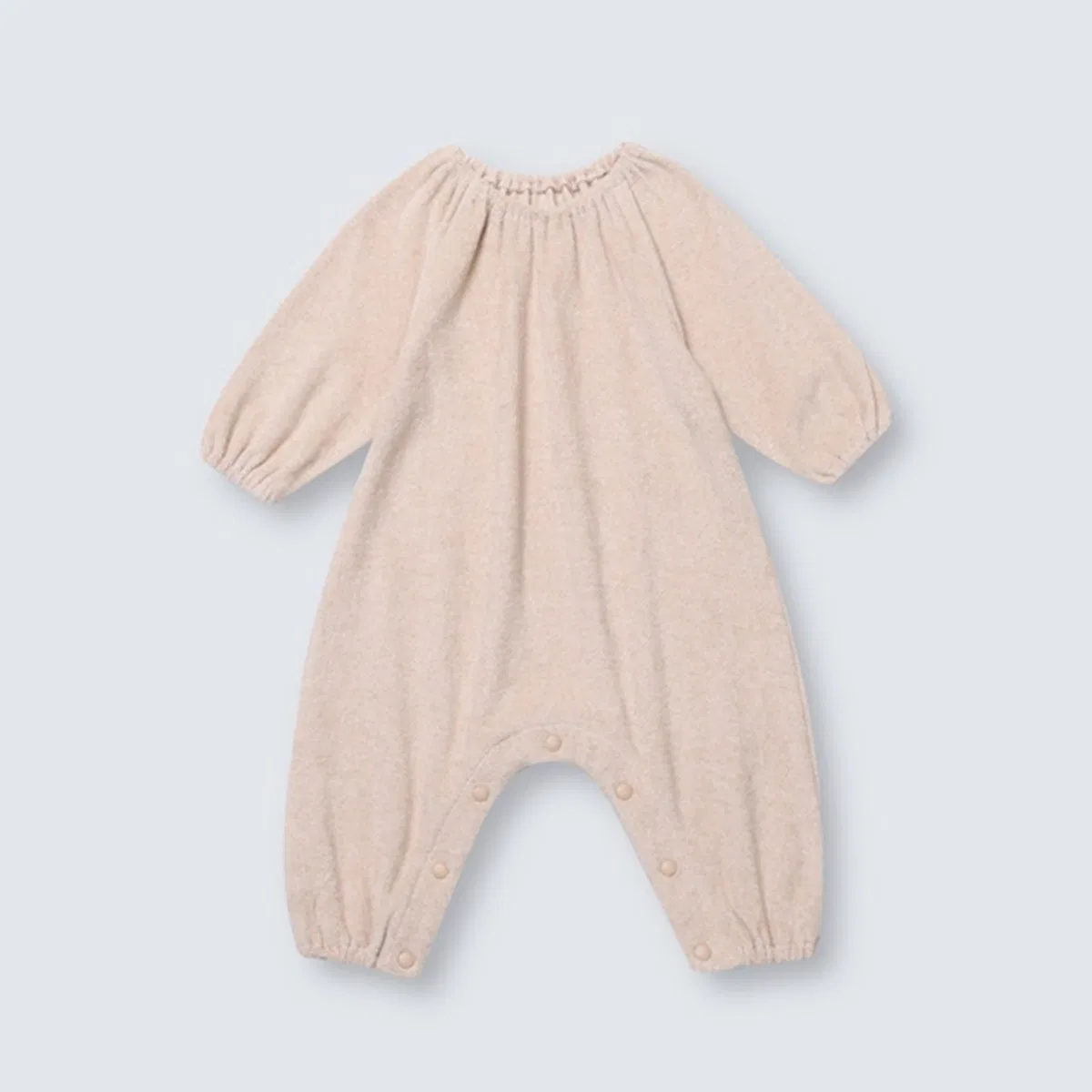 Детский комбинезон "Olivia Shirring" цвета овсянки от Littlegrove