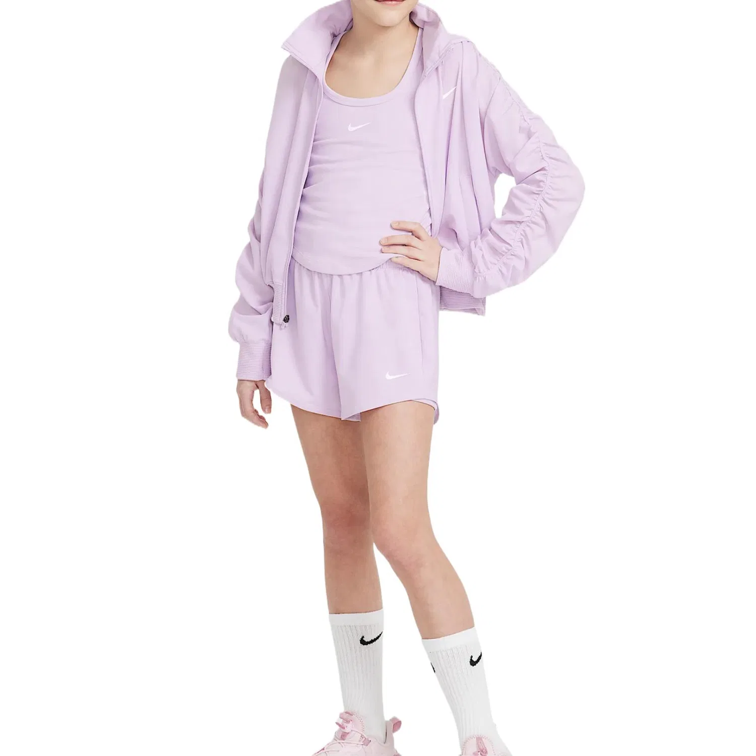 Шорты Dri FitDry SS25 для подростков Purple Nike — фото 4