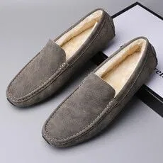 Лоферы с мехом Khaki Lined SayfuR — фото 2