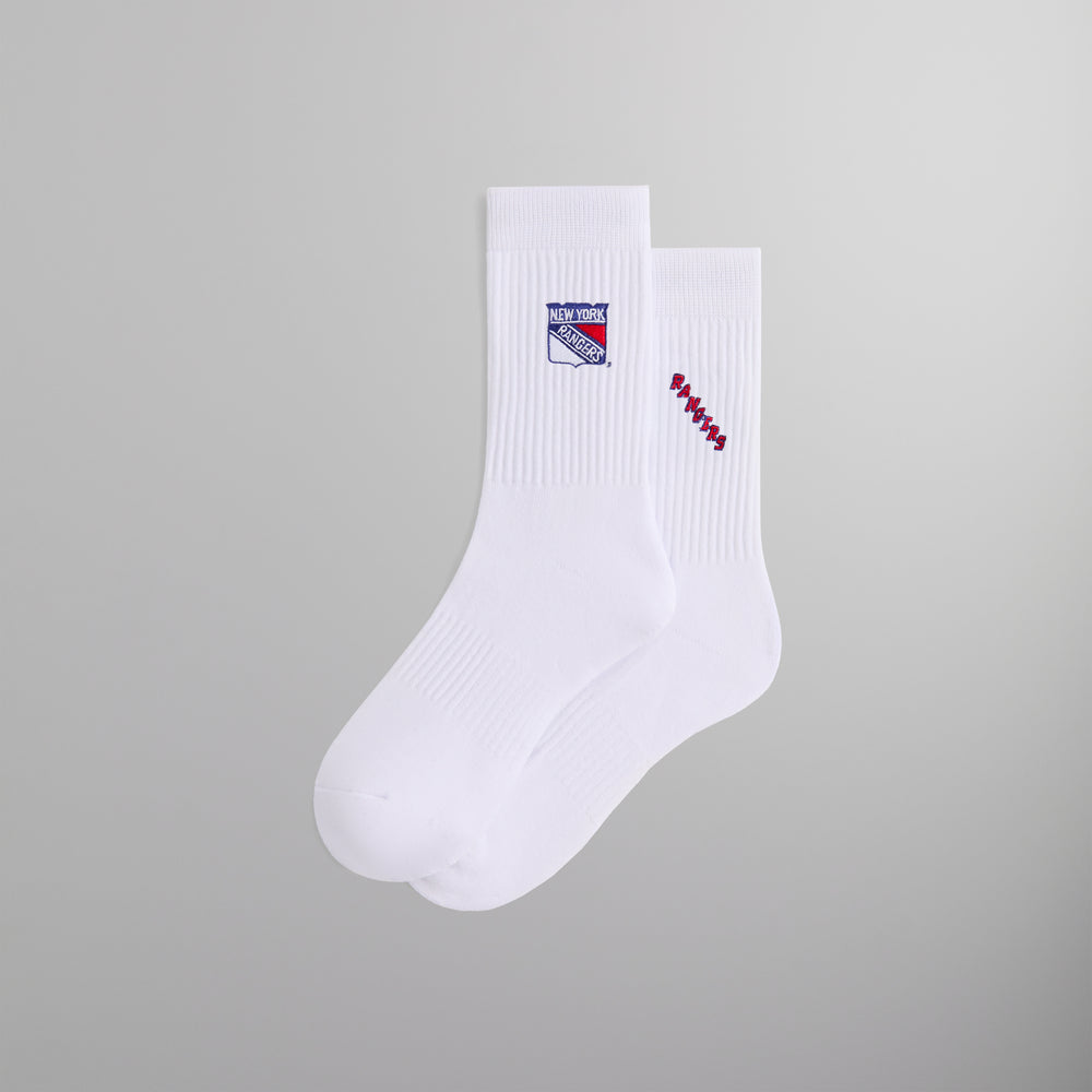 

Носки Kith for the New York Rangers Shield Crew Socks, белый
