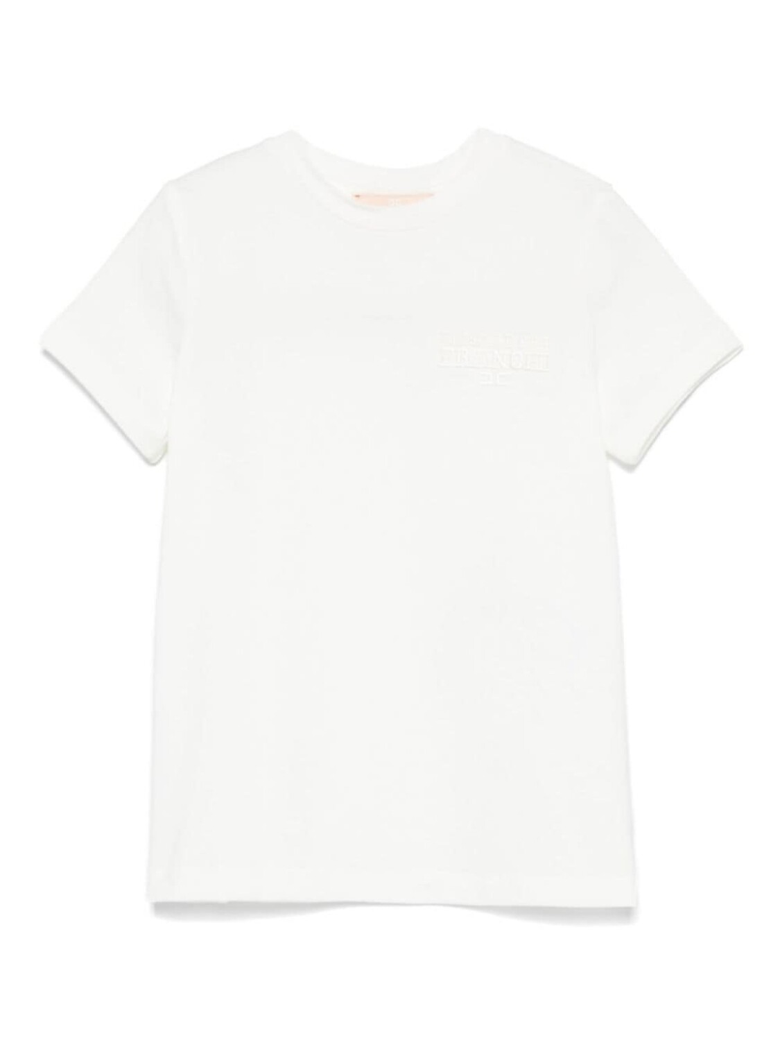 

Elisabetta Franchi La Mia Bambina футболка с вышитым логотипом, белый