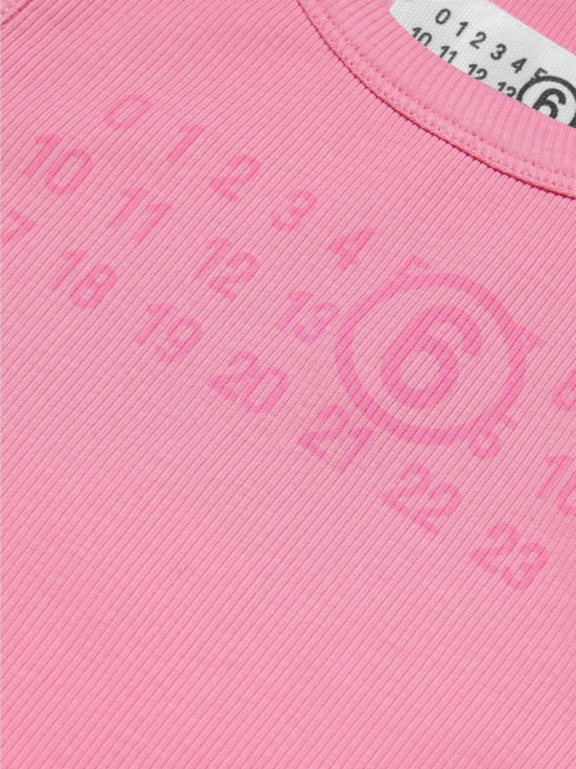 MM6 Maison Margiela Kids двухслойное платье без рукавов, розовый — фото 3