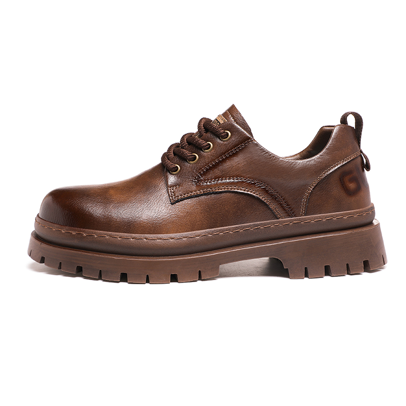 FACKRAM Мужские повседневные туфли мужские низкие топы коричневые, цвет Brown