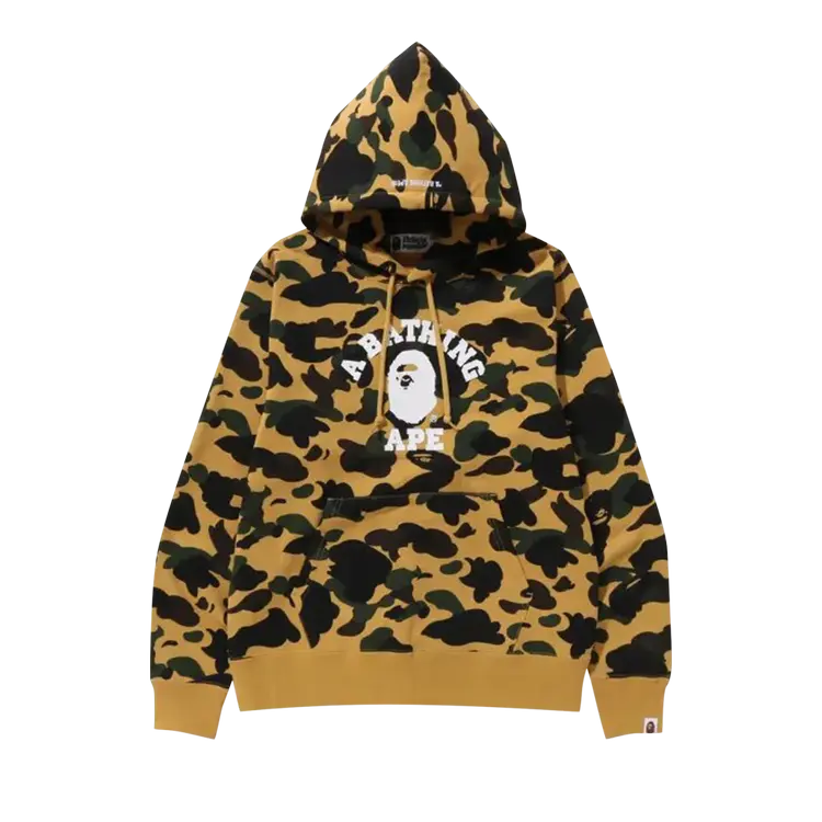 

Худи BAPE 1st Camo College Pullover 'Yellow', желтый