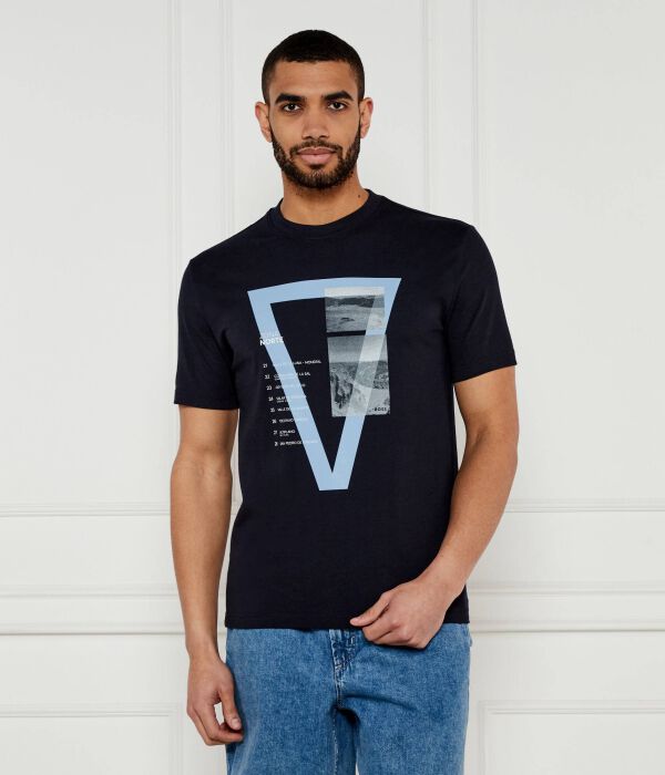 

Футболка te_ontheway Regular fit Boss Orange, черный