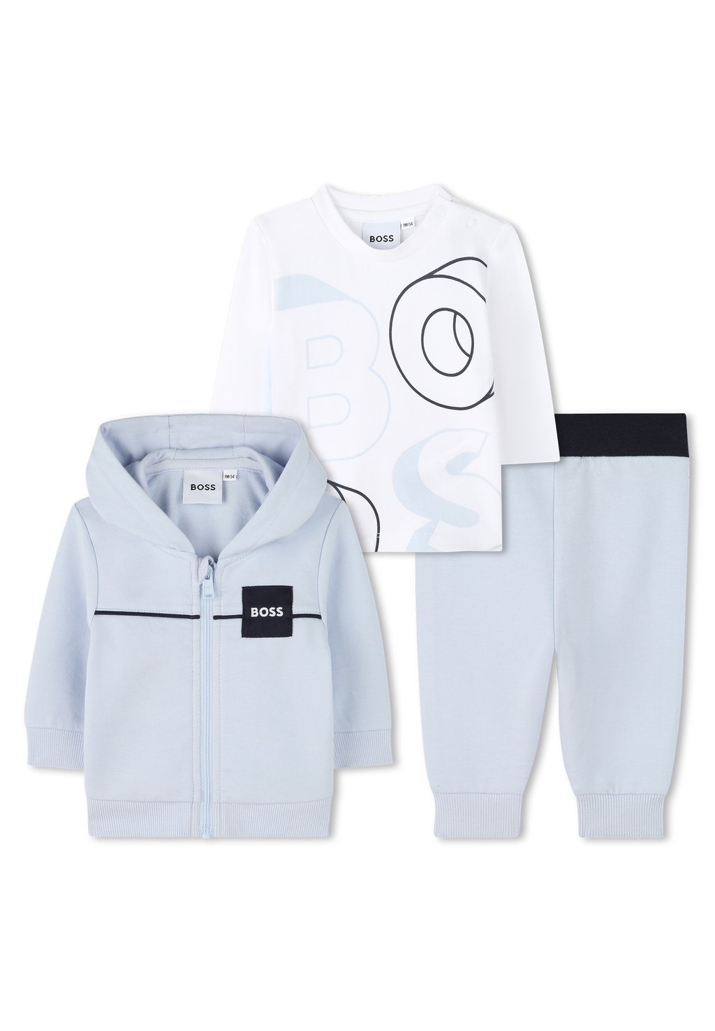

Спортивные штаны SET BOSS Kidswear, светло-голубой