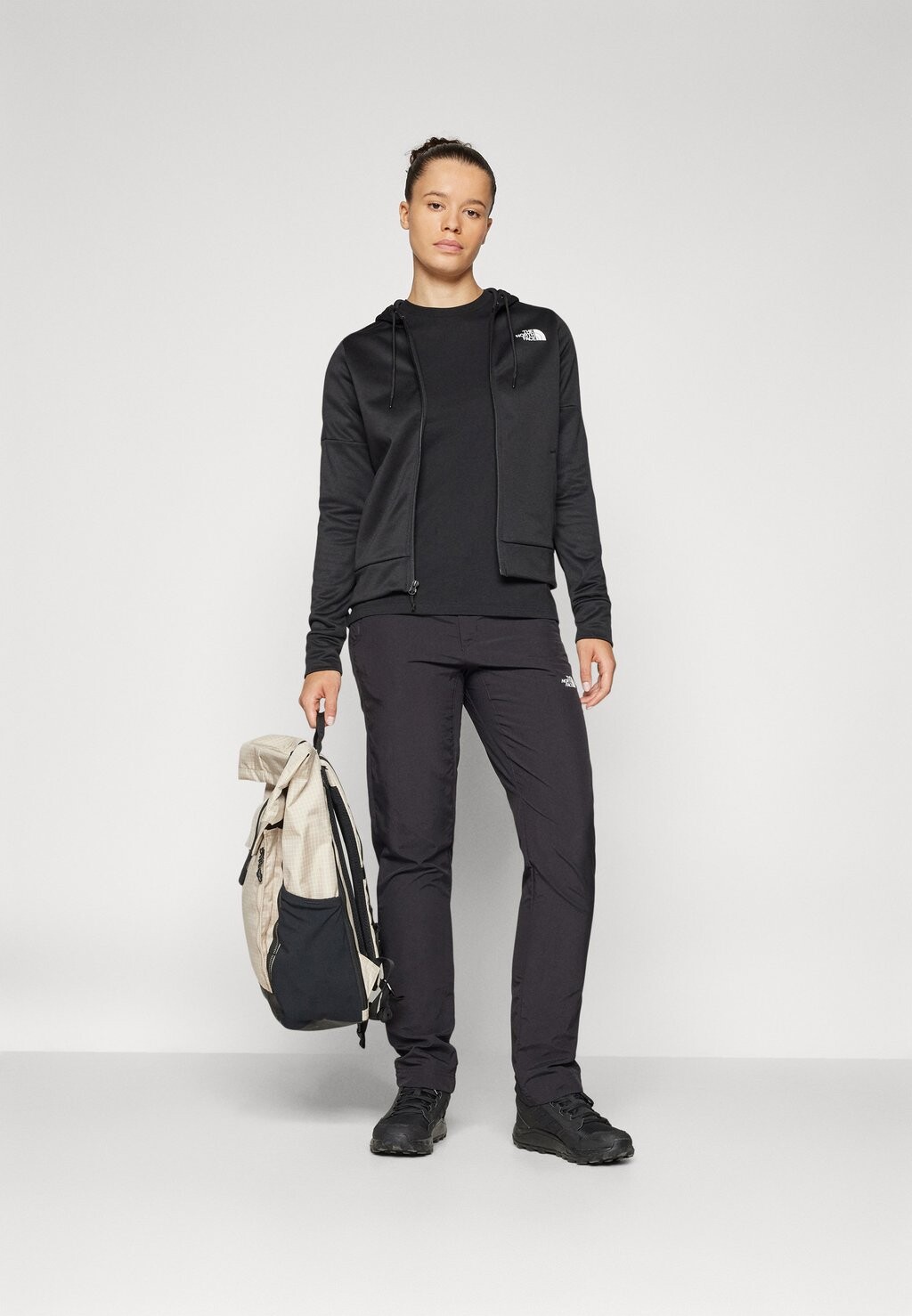 

Флисовая куртка REAXION HOODIE The North Face, черный