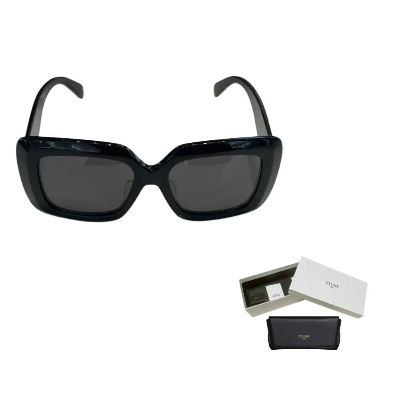 

CELINE Солнцезащитные очки асимметричной формы женские черные