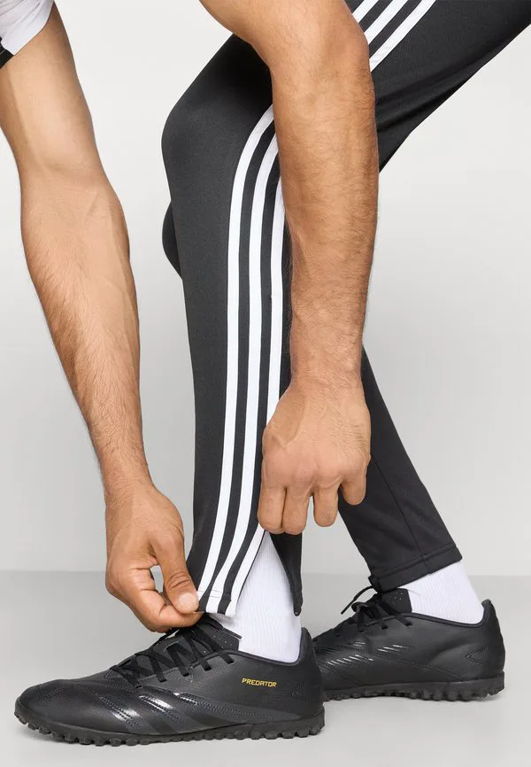 Tiro25 essentials зимние тренировочные штаны узкие мужские спортивные штаны Adidas Performance, Black/White — фото 4