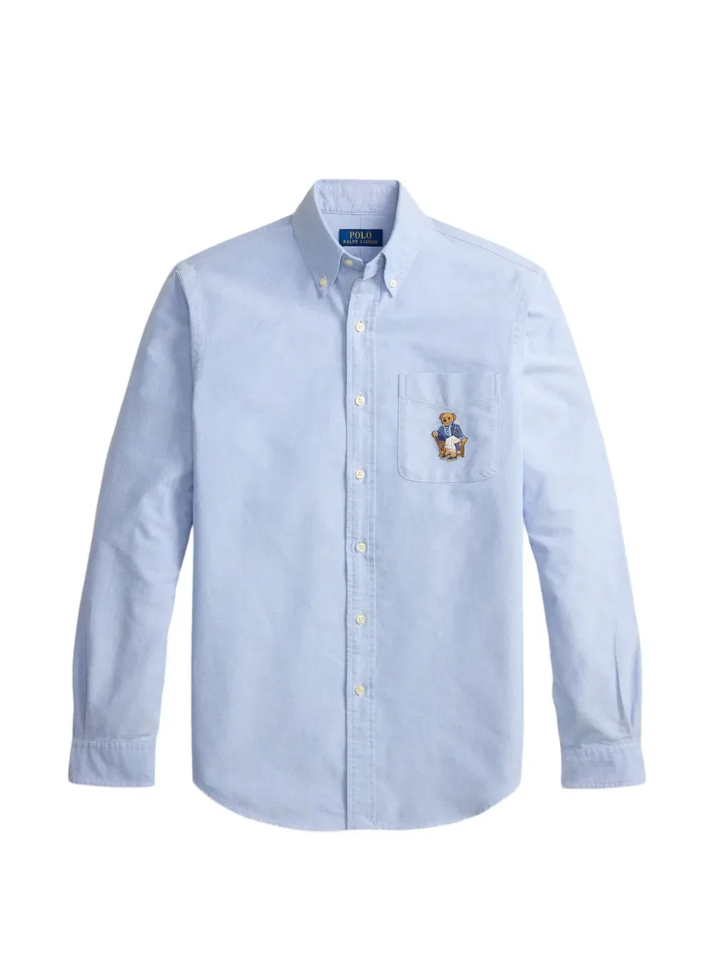 Рубашка Oxford с изображением медведя Polo Ralph Lauren, синий