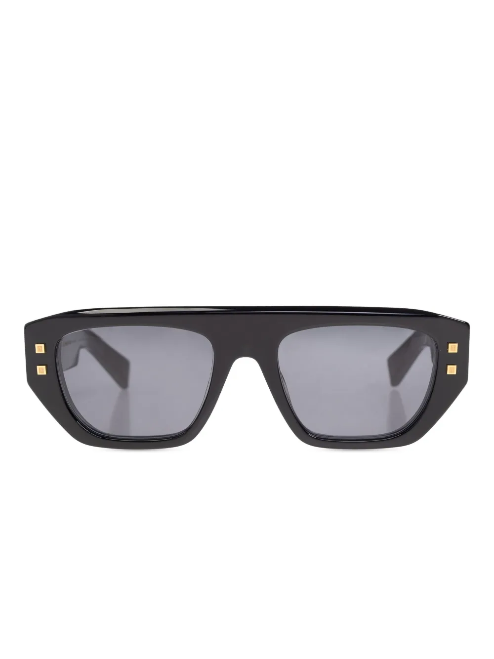 

Солнцезащитные очки в массивной оправе Balmain Eyewear, черный