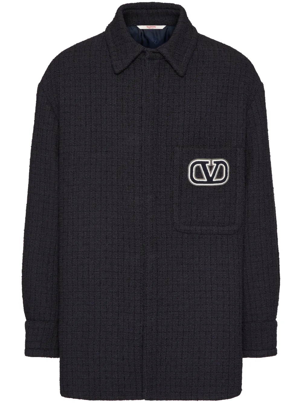 

Куртка-рубашка с логотипом VLogo Signature VALENTINO GARAVANI, черный