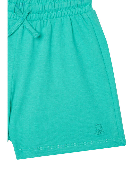 Спортивные шорты обычного кроя 3BL0G901T United Colors Of Benetton, зеленый — фото 3