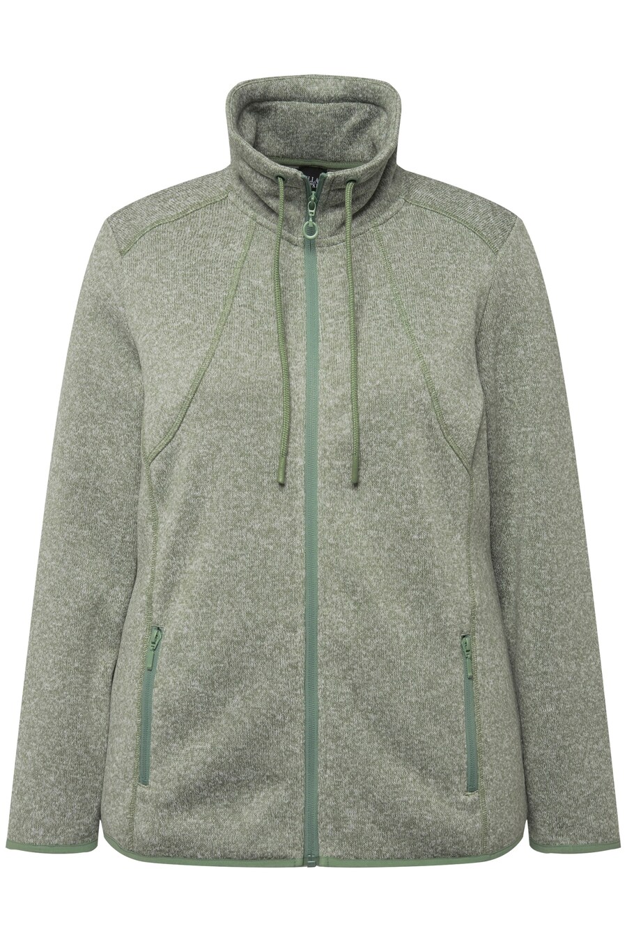 

Куртка для активного отдыха Ulla Popken Fleece Jacket, цвет light green/mottled green