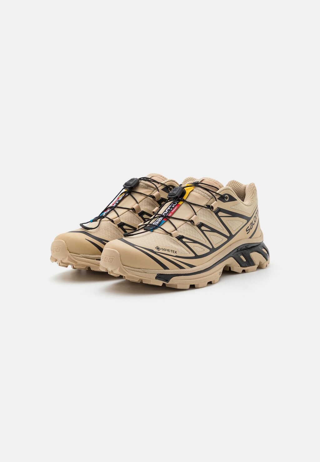 Низкие кроссовки Xt-6 Gtx Unisex Salomon, цвет safari/black — фото 2