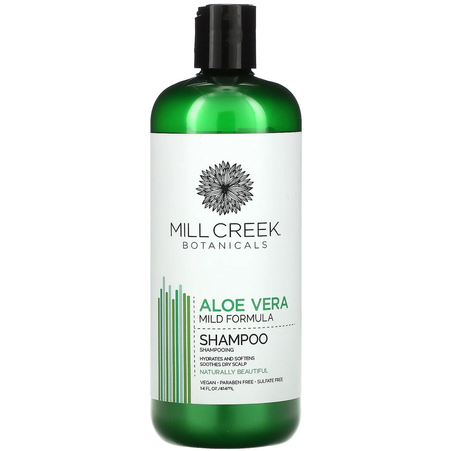 

Mill Creek Botanicals Aloe Vera Shampoo Mild Formula 14 fl oz (414 ml)