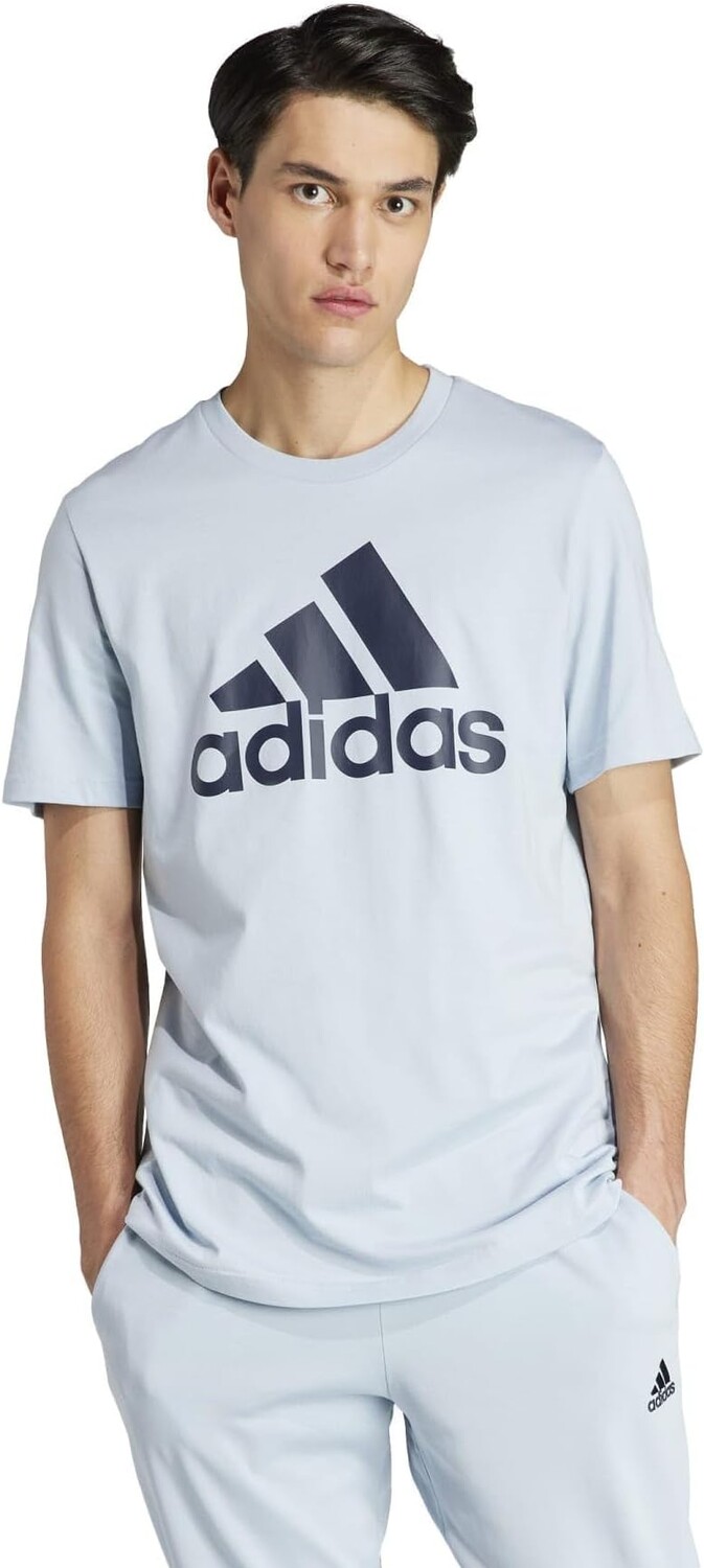

Футболка Adidas Essentials Single Jersey Big Logo T-Shirt, цвет Wonder Blue/Wonder Blue