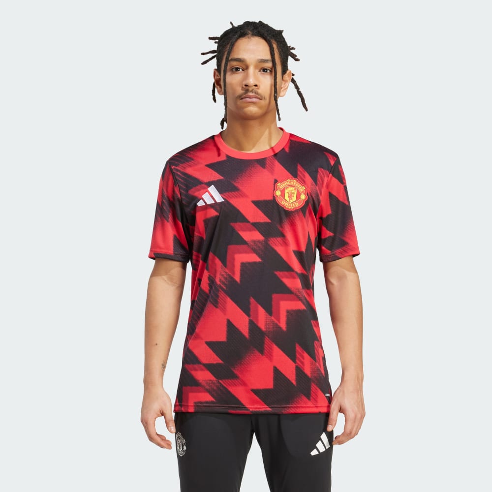

Джерси Adidas Manchester United 25/26 Pre-Match Jersey, цвет Mufc Red