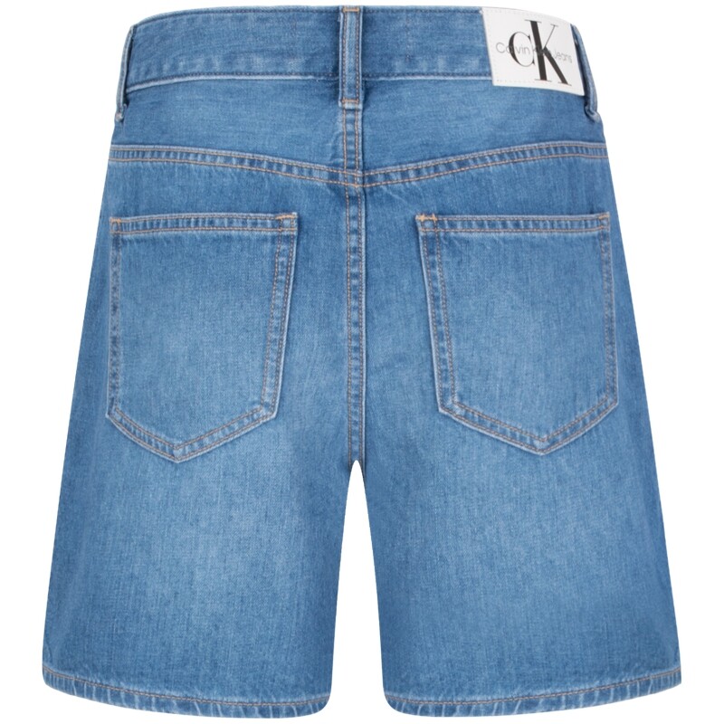 Джинсовые шорты женские 1A4 - светло-голубой деним Calvin Klein — фото 2