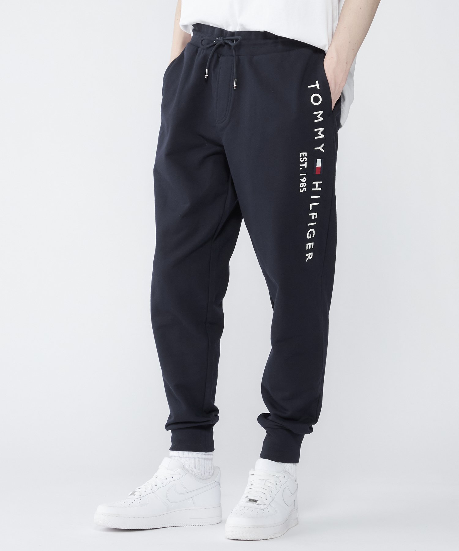 Спортивные штаны с базовым логотипом TOMMY HILFIGER, Navy DW5