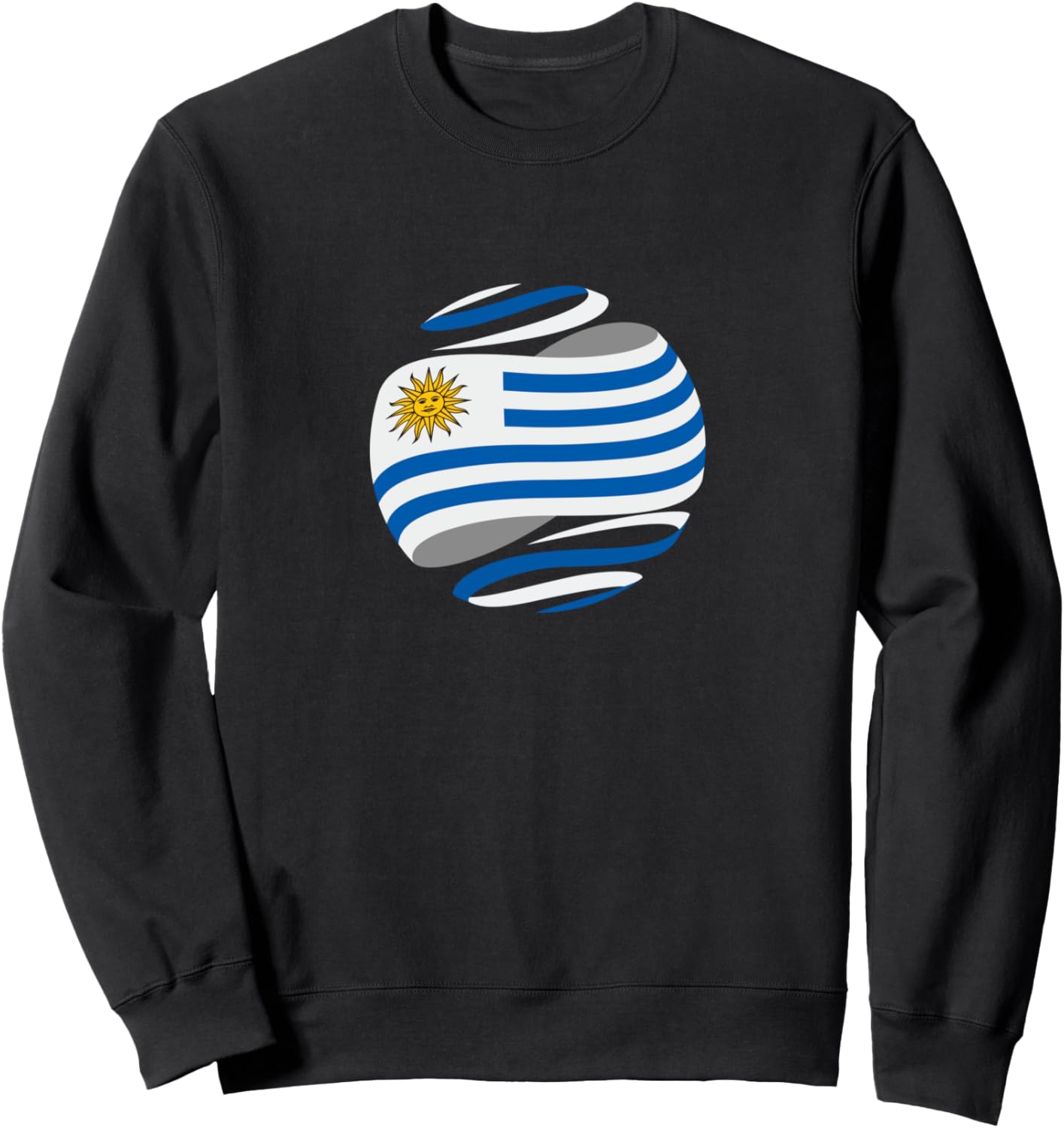 

Толстовка с флагом Уругвая Uruguay, черный