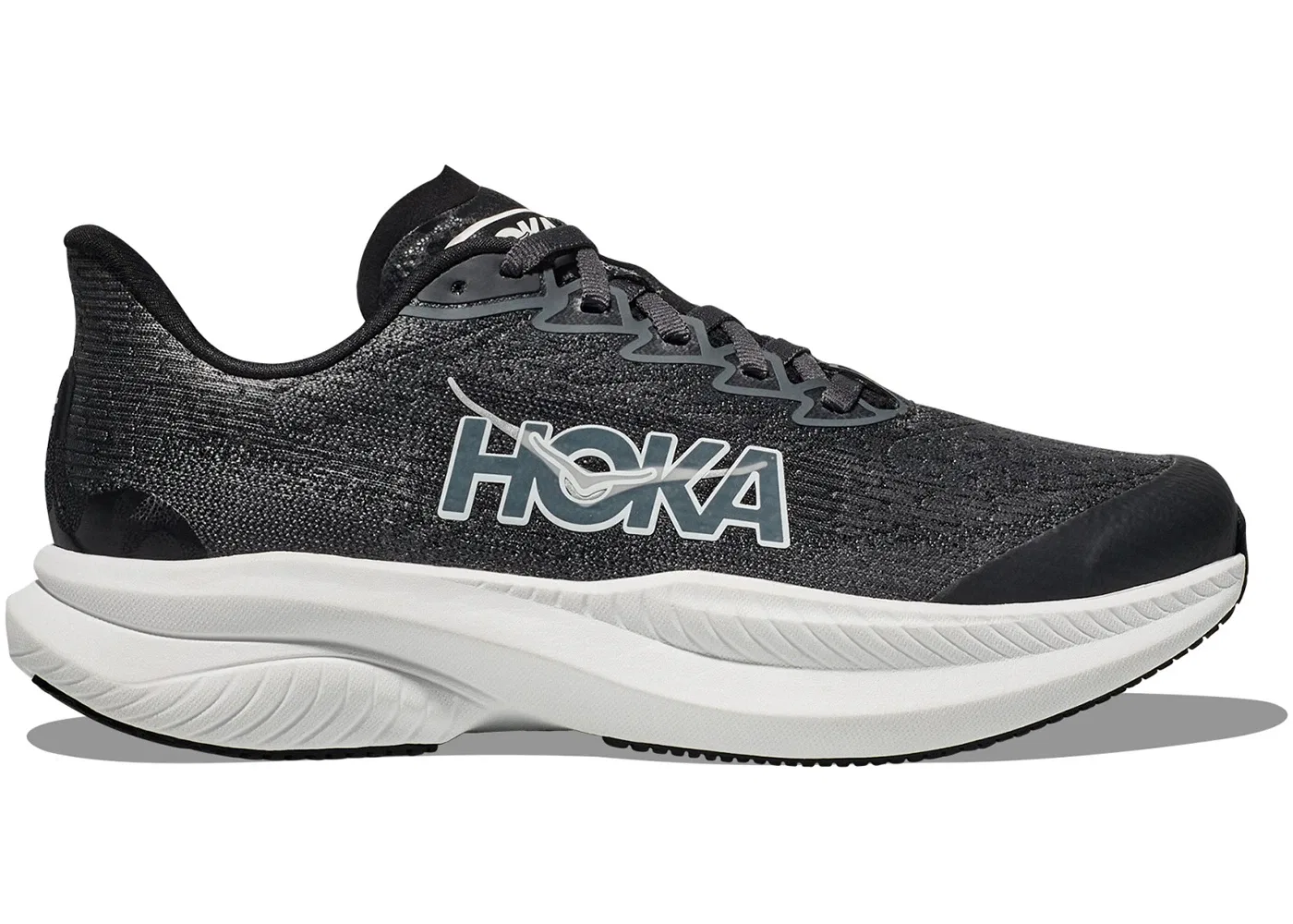 Детские кроссовки для бега Hoka One One Mach 6, Black/White