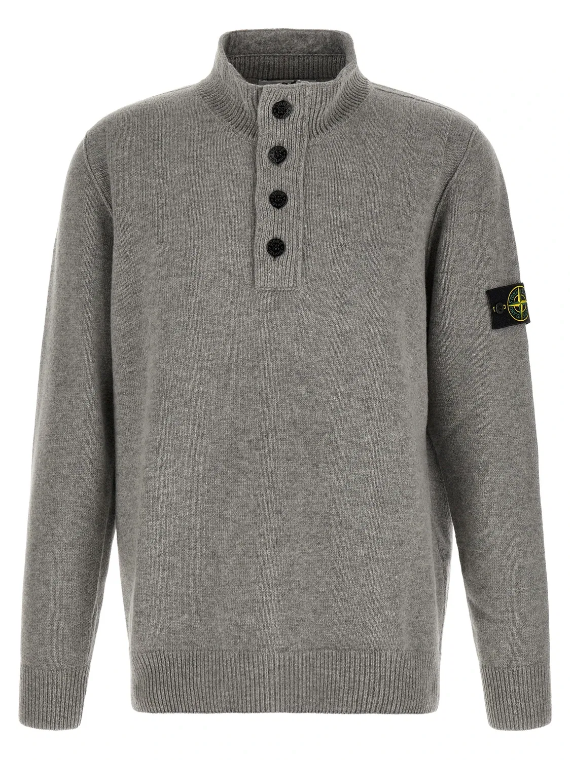 Свитер модели Stone Island, серый