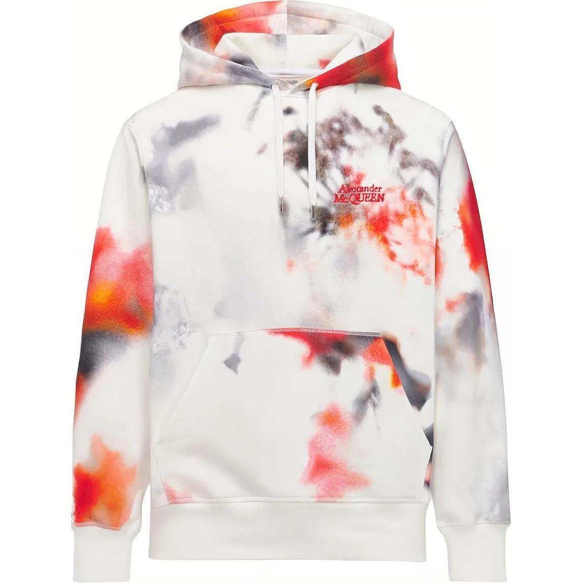 Мужская толстовка с принтом All Over Obscured Flower Alexander McQueen, Multicolor
