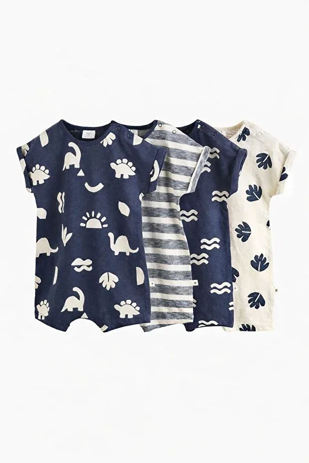 Детский комплект комбинезонов с принтом Next Baby, Multicolor