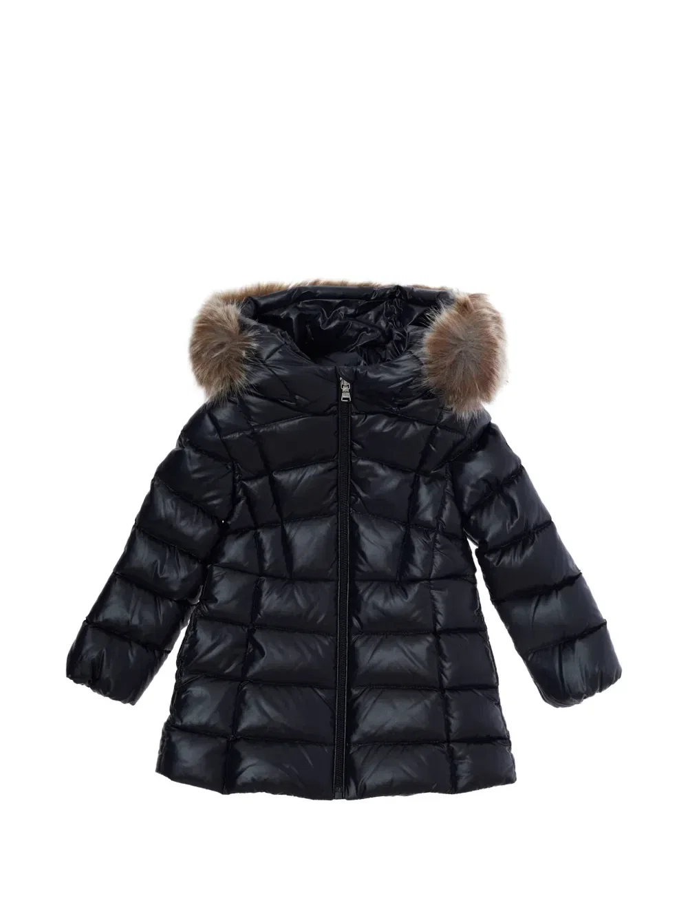 Пуховик Emma Moncler Enfant, синий
