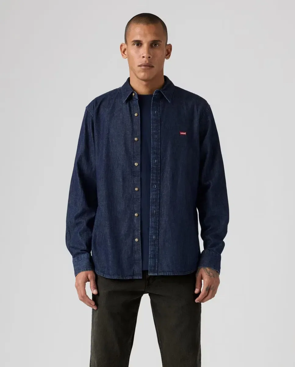 Мужская рубашка джинсовая Slim Fit Levi's, Azul Índigo