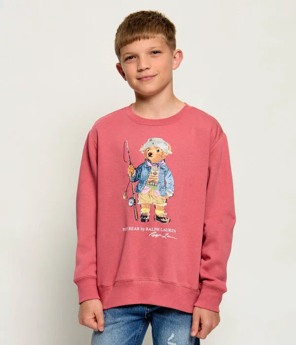 Детский пуловер с длинным рукавом Polo Ralph Lauren, Rosa