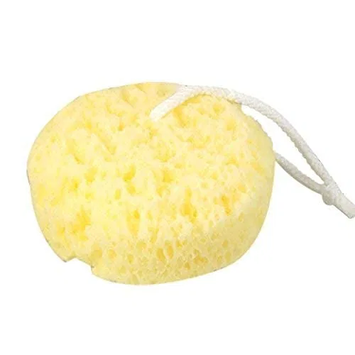 Мочалка для душа PAKEY, 1 шт, 12.5x5 см, Желтый