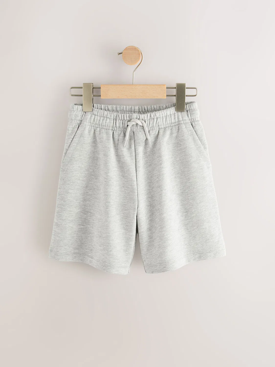 Шорты базовые спортивные Grey Marl Next, серый меланж