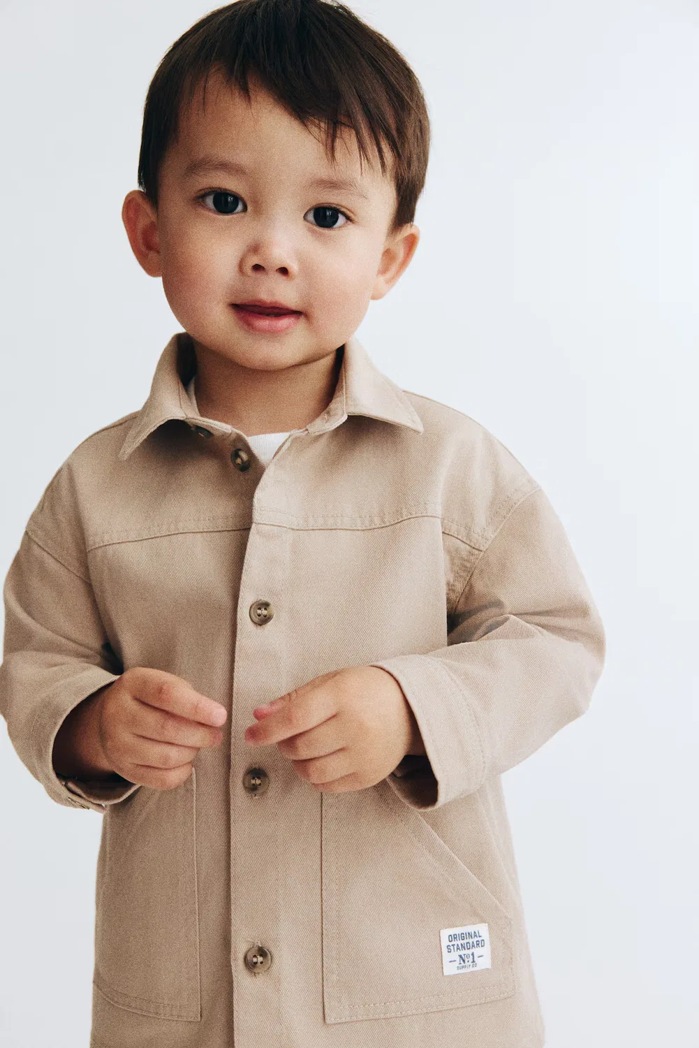 Хлопковый комплект из 3 предметов H&M, Hellbeige/Braun — фото 2