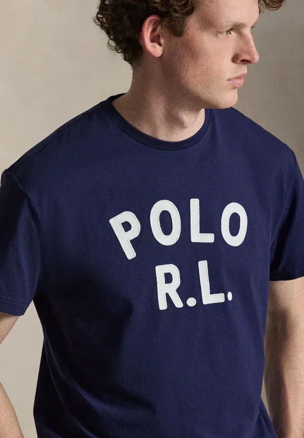 Футболка из хлопка Polo Ralph Lauren, темно-синий — фото 4
