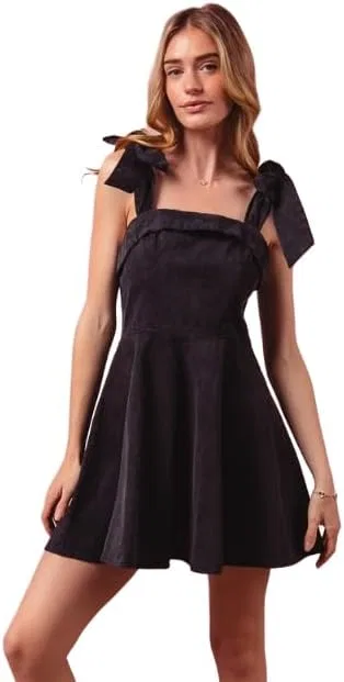 Женское мини-платье Fit and Flare Washed Gameday, Black