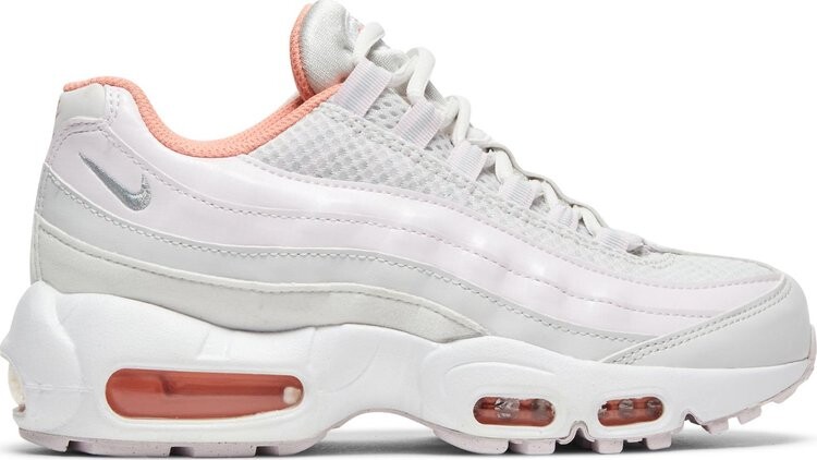 

Кроссовки Nike Air Max 95 Recraft GS 'Light Violet Crimson Bliss', белый