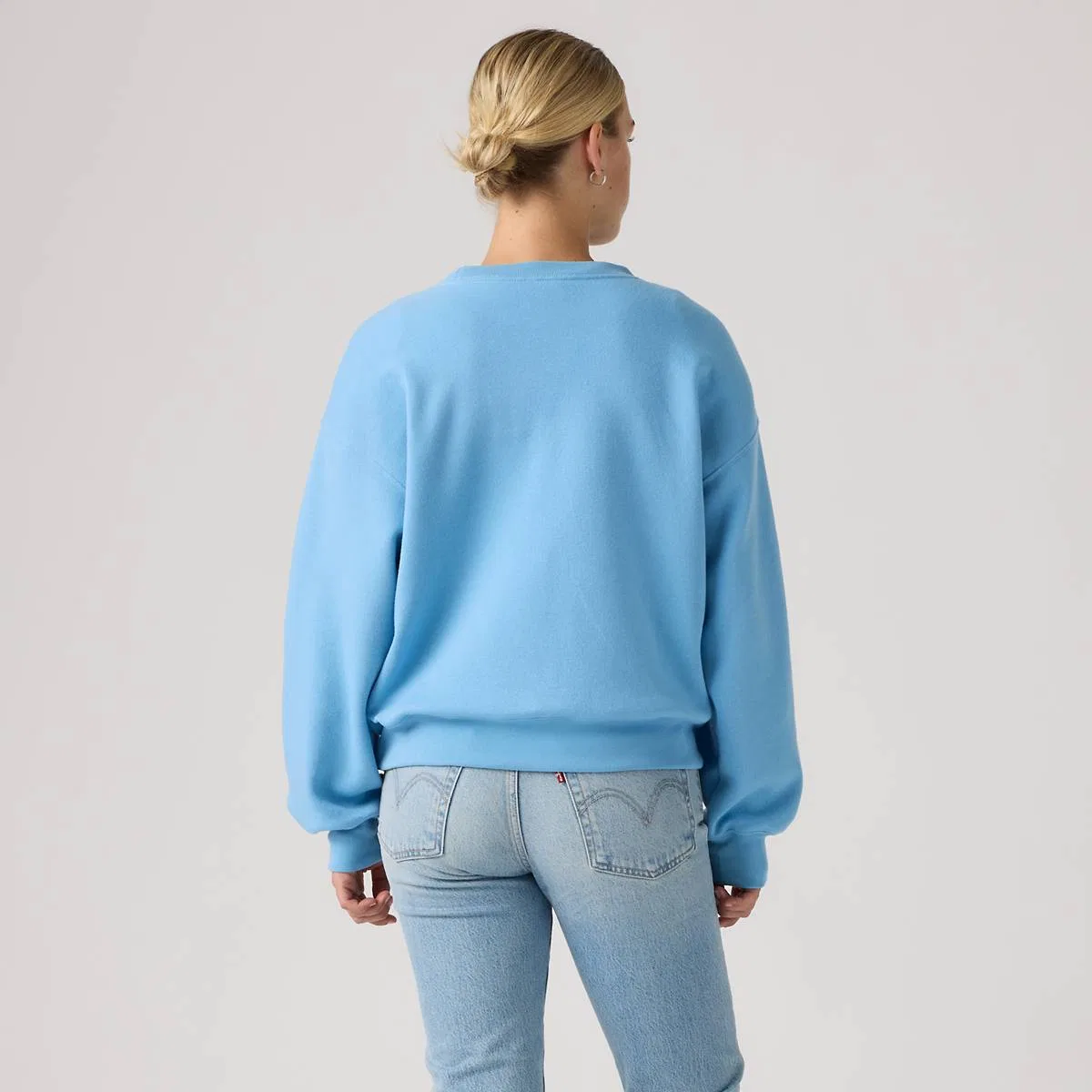 Повседневная толстовка с круглым вырезом Levi's, Alaskan Blue - Blue — фото 4