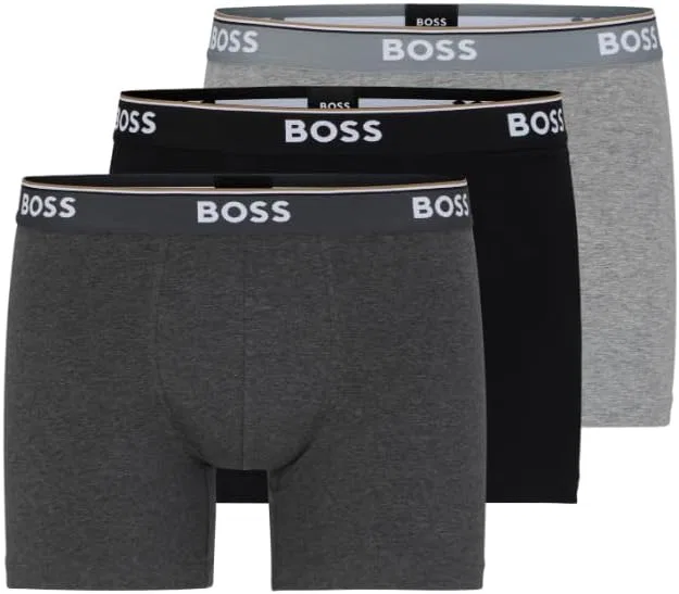Боксеры BOSS, серый/угольный/черный