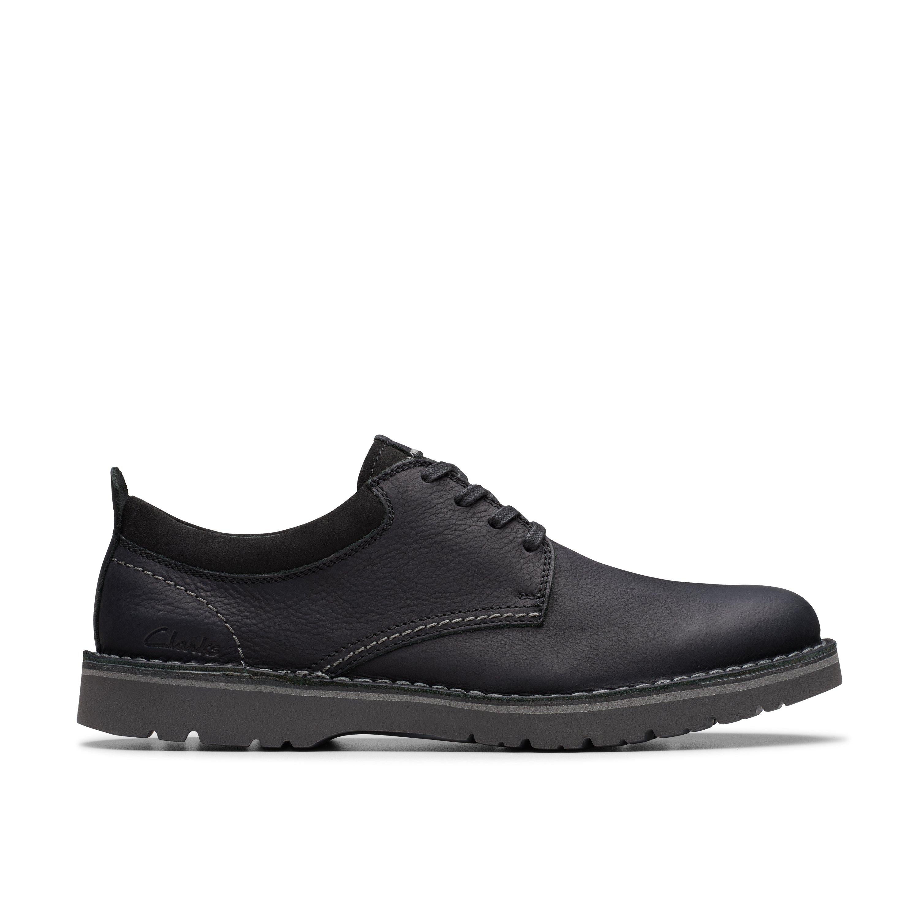 

Clarks Eastridge Low в черной коже