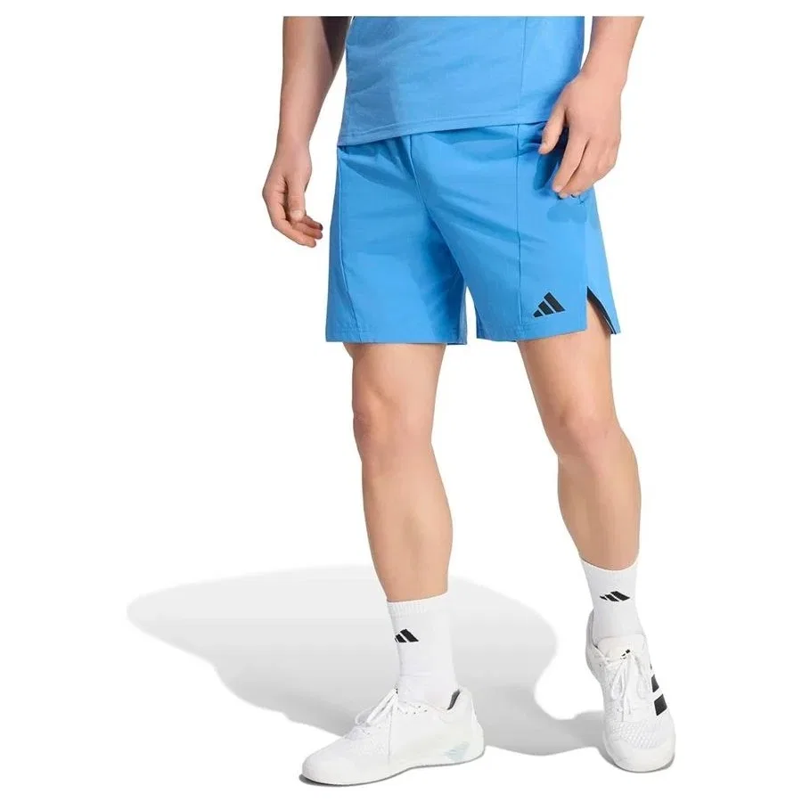 Шорты спортивные с принтом D4T Short adidas, Синий — фото 2