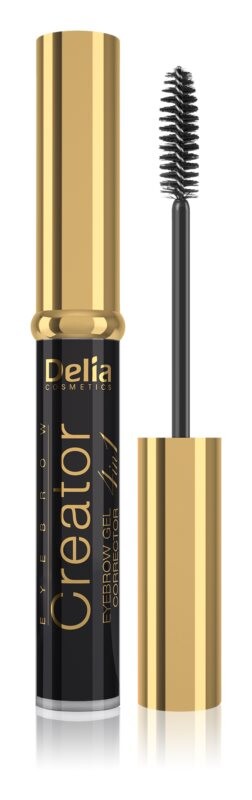

Гель для бровей 4в1 Delia Cosmetics Creator, оттенок Black 7 мл