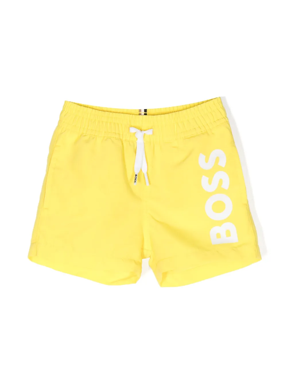 

Плавки-шорты с логотипом BOSS Kidswear, желтый