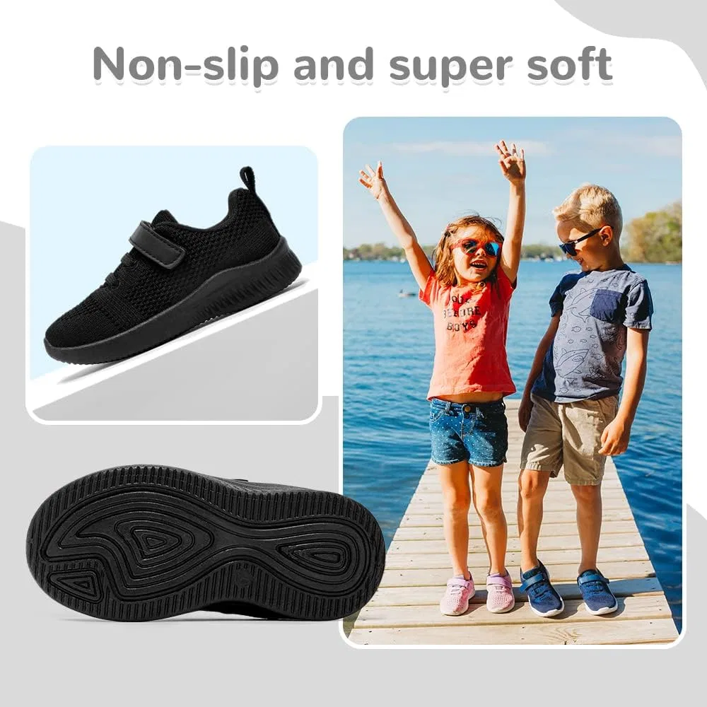 Детские кроссовки для бега и ходьбы nerteo, All Black — фото 4